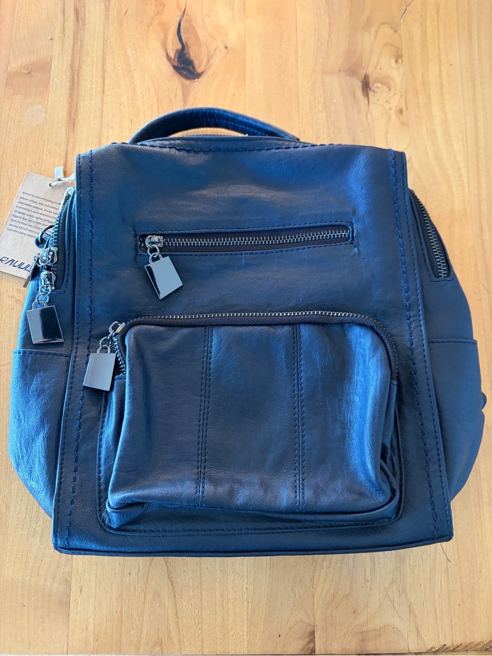 Women's Deep Purple Backpack Purse